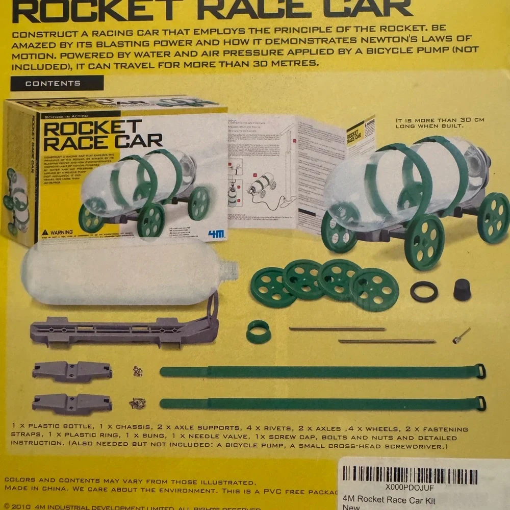 Science In Action Rocket Race Car NEW In Box - Picture 2 of 2